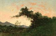 Marin Sunset in Back of Petaluma by Jules Tavernier Jules Tavernier